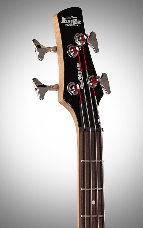 open zoom image for Ibanez GSRM20 Left-Handed Mikro Electric Bass, Black, Headstock Left Front