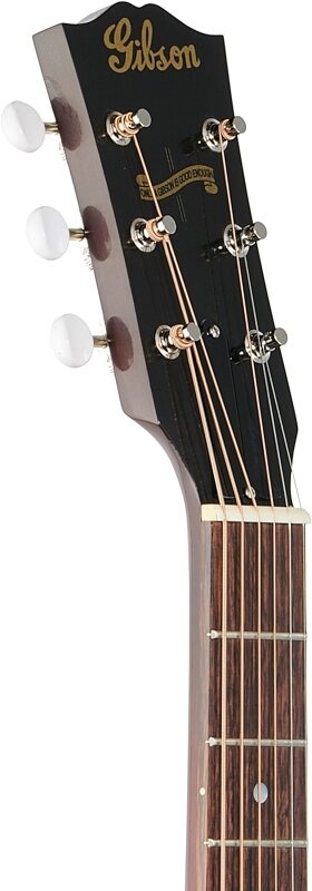 open zoom image for Gibson Custom Shop Historic 1942 Banner J-45 VOS Acoustic Guitar (with Case), Vintage Sunburst, Headstock Left Front