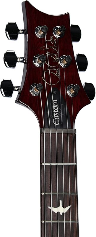 open zoom image for PRS Paul Reed Smith S2 Custom 24-08 Electric Guitar (with Gig Bag), Faded Gray Black Purple Burst, Headstock Left Front