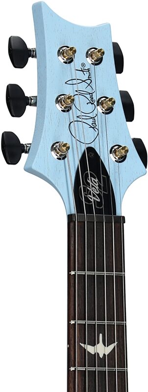 open zoom image for PRS Paul Reed Smith S2 Vela Semi-Hollowbody Electric Guitrar, Satin Cloud Burst, Headstock Left Front