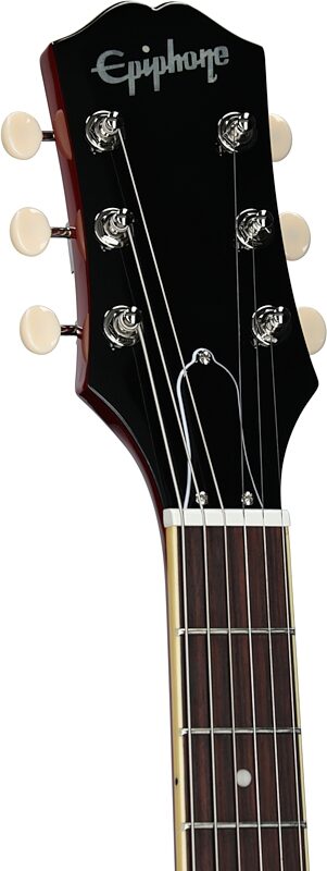 open zoom image for Epiphone Inspired by Gibson SG Special P-90 Electric Guitar (with Gig Bag), Cherry Red, Headstock Left Front