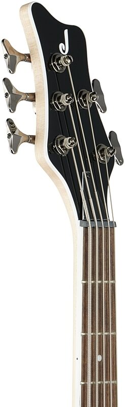 open zoom image for Jackson JS3QV Spectra Electric Bass, 5-String (with Laurel Fingerboard), Purple Phaze, Open Box (Very Good), Headstock Left Front