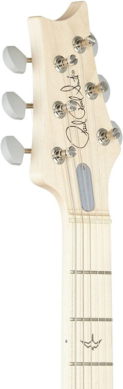 open zoom image for PRS Paul Reed Smith John Mayer Silver Sky Electric Guitar, Maple Fretboard (with Gig Bag), Frost, Headstock Left Front