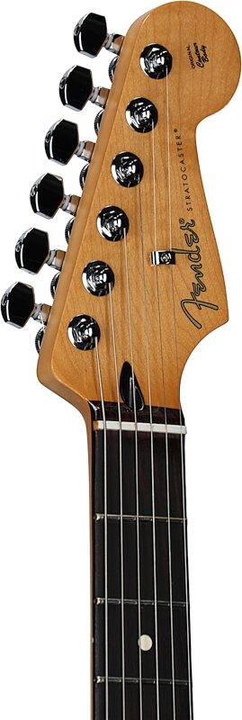 open zoom image for Fender Player II Modified Stratocaster Electric Guitar, Rosewood Fingerboard (with Gig Bag), Electric Blue, Headstock Left Front
