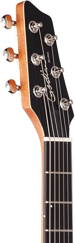 open zoom image for Godin A6 Ultra Acoustic-Electric Guitar (with Gig Bag), Natural, Headstock Left Front