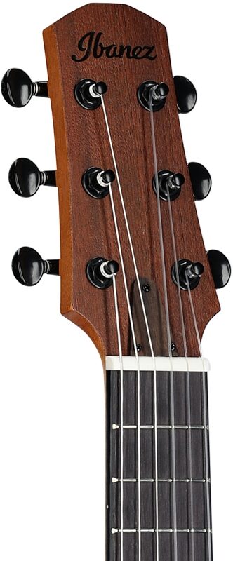 open zoom image for Ibanez AUP10N Tenor Ukulele (with Gig Bag), Open Pore Natural, Headstock Left Front