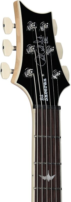 open zoom image for PRS Paul Reed Smith SE Ed Sheeran Hollowbody I Baritone Electric Guitar (with Gig Bag), Pink Ombre, Headstock Left Front