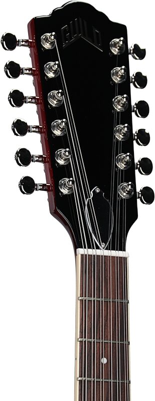open zoom image for Guild Starfire I Electric Guitar, 12-String, Cherry Red, Headstock Left Front