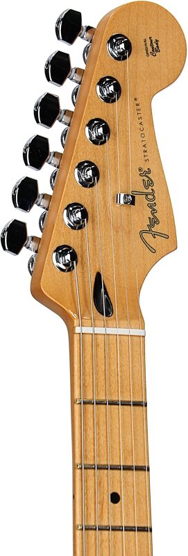 open zoom image for Fender Player II Modified HSS Stratocaster Electric Guitar, Maple Fingerboard (with Gig Bag), 3-Color Sunburst, Open Box (Very Good), Headstock Left Front