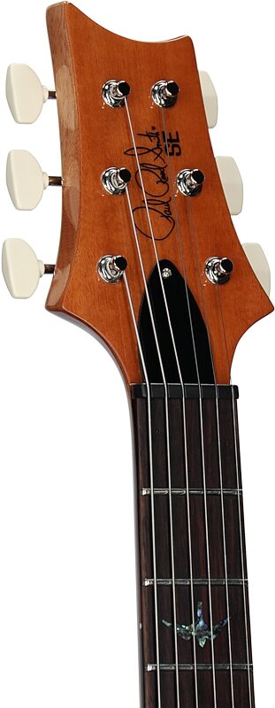 open zoom image for PRS Paul Reed Smith SE Paul's Guitar Electric Guitar (with Gig Bag), Slate Blue, Headstock Left Front