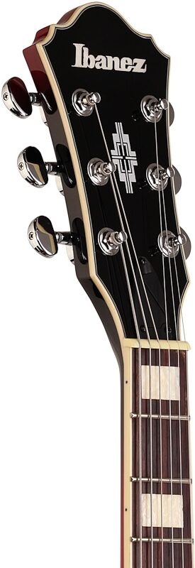 open zoom image for Ibanez AF75 Artcore Hollowbody Electric Guitar, Transparent Red, Headstock Left Front
