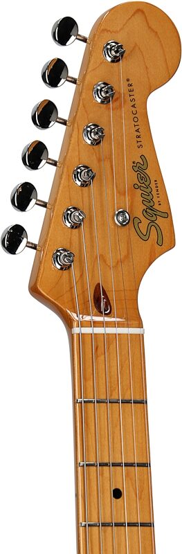 open zoom image for Squier Classic Vibe '50s Stratocaster HT Electric Guitar, with Maple Fingerboard, Shell Pink, Headstock Left Front