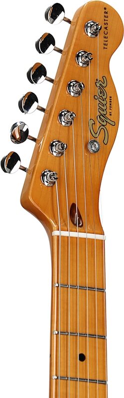 open zoom image for Squier Classic Vibe '50s Telecaster Electric Guitar, Butterscotch Blonde, Headstock Left Front