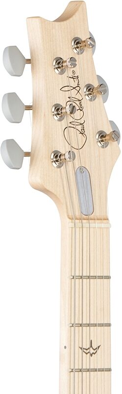 open zoom image for PRS Paul Reed Smith John Mayer Silver Sky Electric Guitar, Maple Fretboard (with Gig Bag), Moc Sand Satin, Headstock Left Front