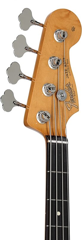 open zoom image for Fender Vintera II '60s Jazz Electric Bass, Rosewood Fingerboard (with Gig Bag), Black, Headstock Left Front