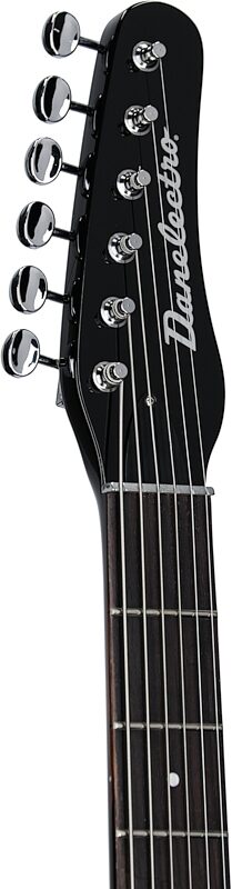 open zoom image for Danelectro '56 Baritone Electric Guitar, Black, Headstock Left Front