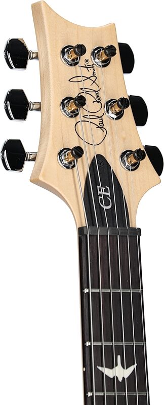 open zoom image for PRS Paul Reed Smith CE 24 Semi-Hollowbody Electric Guitar (with Gig Bag), Black Amber, Open Box (Very Good), Headstock Left Front