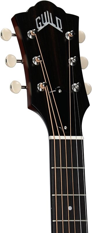 open zoom image for Guild M-40E Standard Acoustic-Electric Guitar, Natural, Open Box (Very Good), Headstock Left Front