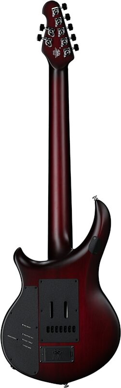 open zoom image for Ernie Ball Music Man Majesty 7 Electric Guitar, 7-String (with Mono Gig Bag), Amaranth, Ebony Fretboard, Serial Number M018365, Full Straight Back