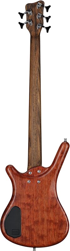 open zoom image for Warwick GPS Corvette Standard 5 Electric Bass, 5-String (with Gig Bag), Bubinga, Serial Number GPSA00962022, Full Straight Back