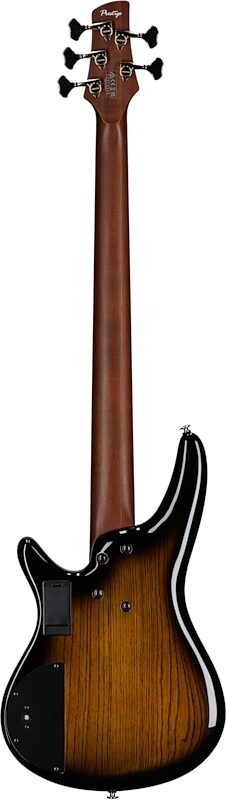 open zoom image for Ibanez SR4505 Prestige Electric Bass, 5-String (with Case), Desert Sunset Burst, Serial Number 210001F2512946, Full Straight Back