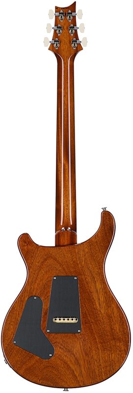 open zoom image for PRS Paul Reed Smith Custom 24-08 Pattern Regular Electric Guitar (with Case), Black Gold, Serial Number 0407677, Full Straight Back