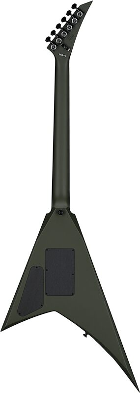 open zoom image for Jackson American Series RR24 Electric Guitar, with Ebony Fingerboard (and Case), Army Drab, Serial Number JAS2501446, Full Straight Back
