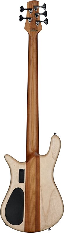 open zoom image for Spector Euro 5 RST Electric Bass, 5-String (with Gig Bag), Zebrawood Natural Matte, Serial Number 1NB23188, Full Straight Back