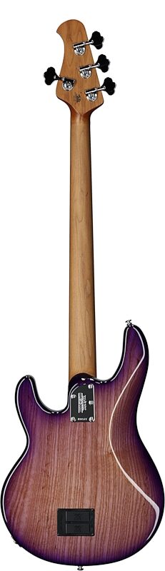 open zoom image for Ernie Ball Music Man StingRay Special Electric Bass (with Mono Case), Purple Sunset, Rosewood Fretboard, Serial Number K08577, Full Straight Back