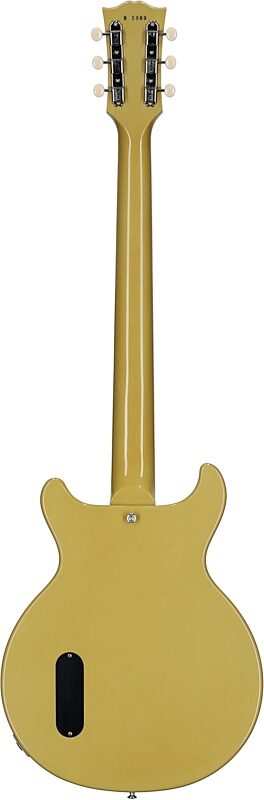 open zoom image for Gibson Custom 1958 Les Paul Junior Double Cut Reissue Electric Guitar (with Case), TV Yellow, Serial Number 85989, Full Straight Back