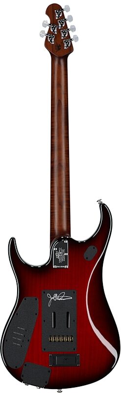 open zoom image for Ernie Ball Music Man JP15 Baritone BFR Electric Guitar (with Case), Cherry Creamsicle, Serial Number D01404, Full Straight Back
