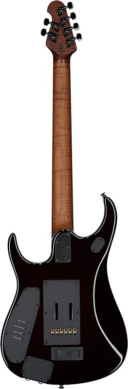 open zoom image for Ernie Ball Music Man John Petrucci JP15 Electric Guitar (with Case), Amber Waves Flame, Maple Fretboard, Serial Number H09044, Full Straight Back