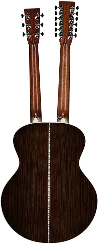 open zoom image for Martin Grand J-28E Double-Neck Acoustic-Electric Guitar, Natural, Serial Number M3006686, Full Straight Back