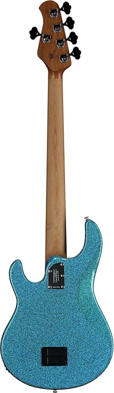 open zoom image for Ernie Ball Music Man StingRay 5 Special HH Electric Bass (with Case), Anomalous Green, Ebony Fretboard, Serial Number K10348, Full Straight Back