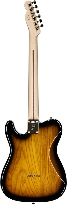 open zoom image for Fender Richie Kotzen Telecaster Electric Guitar (Maple Fingerboard), Brown Sunburst, Serial Number JD25024754, Full Straight Back