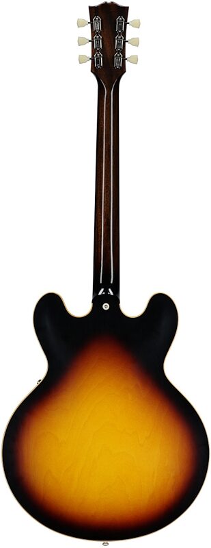 open zoom image for Gibson Custom 1959 ES-335 Reissue VOS Electric Guitar (with Case), Vintage Burst, Serial Number A950329, Full Straight Back