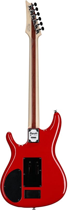 open zoom image for Ibanez Joe Satriani JS2480 Electric Guitar (with Case), Muscle Car Red, Serial Number 210002F2527850, Full Straight Back