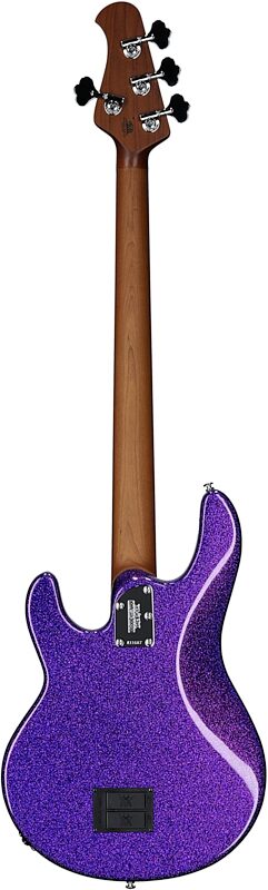 open zoom image for Ernie Ball Music Man StingRay Special Electric Bass (with Case), Violet Sparkle Burst, Rosewood Fretboard, Serial Number K11667, Full Straight Back