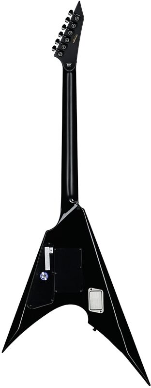 open zoom image for ESP E-II Arrow Electric Guitar (with Case), Nebula Black Burst, Serial Number ES8342253, Full Straight Back