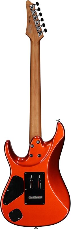 open zoom image for Ibanez AZ2402 Prestige Electric Guitar (with Case), Roadster Orange Metallic, Serial Number 210002F2600996, Full Straight Back