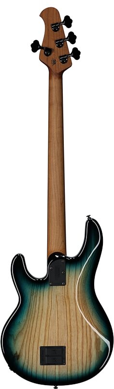 open zoom image for Ernie Ball Music Man StingRay Special Electric Bass (with Case), Mean Blue Burst, Ebony Fretboard, Serial Number K06020, Full Straight Back