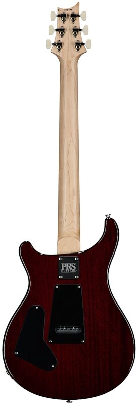open zoom image for PRS Paul Reed Smith CE 24 Semi-Hollowbody Electric Guitar (with Gig Bag), Faded Gray Black Purple Burst, Serial Number 0424991, Full Straight Back