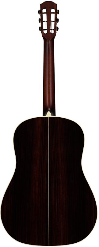 open zoom image for Alvarez Yairi DYMR70 Masterworks Dreadnought Acoustic Guitar (with Case), Sunburst, Serial Number 76746, Full Straight Back