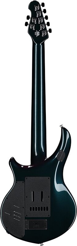 open zoom image for Ernie Ball Music Man Majesty 7 Premium Select Electric Guitar, 7-String, Mystic Dream, Chrome Hardware, Serial Number M021822, Full Straight Back