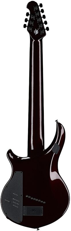 open zoom image for Ernie Ball Music Man Majesty 8 Premium Select Electric Guitar, 8-String, Carnelian Red, Black Hardware, Serial Number M021833, Full Straight Back