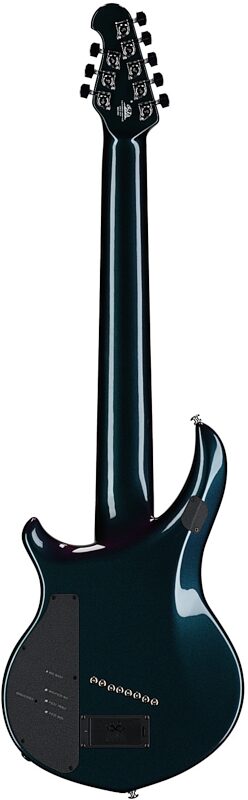open zoom image for Ernie Ball Music Man Majesty 8 Premium Select Electric Guitar, 8-String, Mystic Dream, Chrome Hardware, Serial Number M021923, Full Straight Back