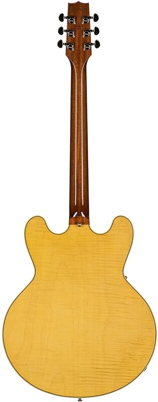 open zoom image for Heritage Custom Shop H-555 Electric Guitar, Left-Handed, Antique Natural, Serial Number HC1260412, Full Straight Back