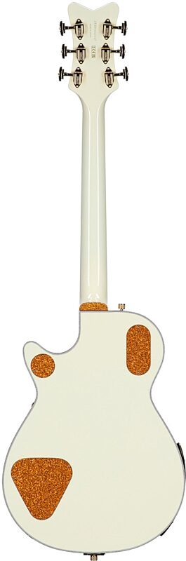 open zoom image for Gretsch G6134T58 Vintage Select 58 Electric Guitar (with Case), Penguin White, Serial Number JT26020447, Full Straight Back