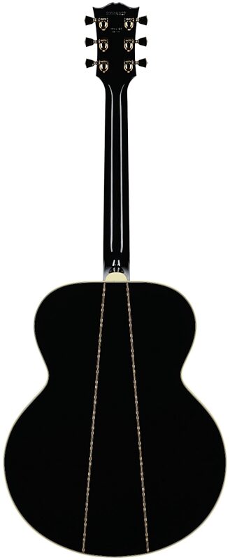 open zoom image for Gibson Elvis Presley SJ-200 Jumbo Acoustic-Electric Guitar (with Case), Ebony, Serial Number 23514027, Full Straight Back