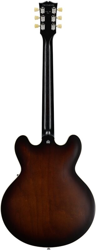 open zoom image for Gibson ES-335 Dot Satin Electric Guitar (with Case), Smokehouse, Serial Number 207760348, Full Straight Back